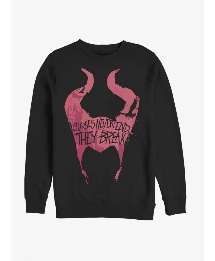 High Quality Disney Maleficent: Mistress Of Evil Curses Break Sweatshirt $10.04 Sweatshirts