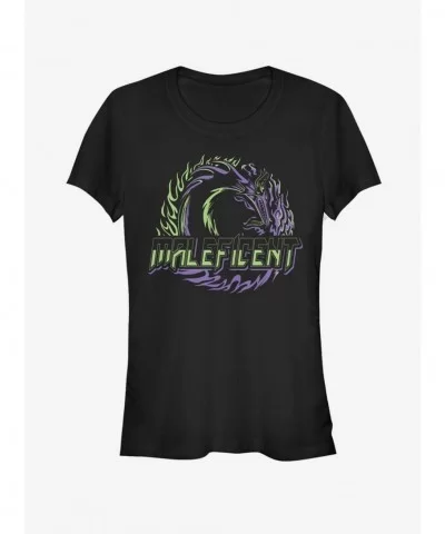 Exclusive Price Disney Sleeping Beauty Rave Maleficent Girls T-Shirt $9.46 T-Shirts