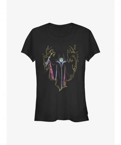 Hot Sale Disney Maleficent Drawn Out Girls T-Shirt $9.71 T-Shirts