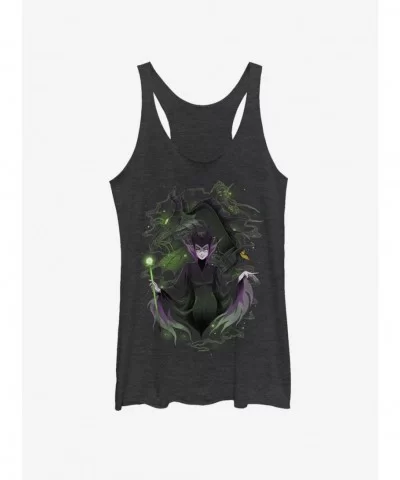 Limited Time Special Disney Villains Maleficent Maleficent Manga Girls Tank $9.53 Tanks