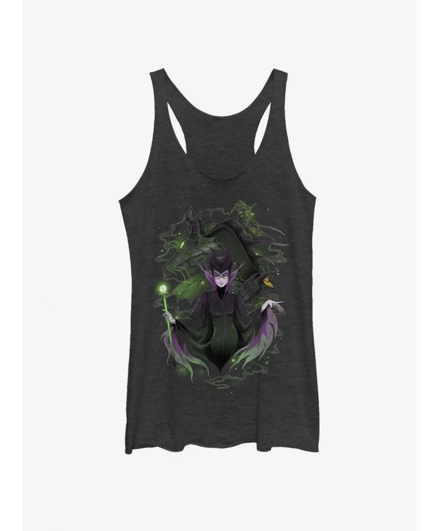 Limited Time Special Disney Villains Maleficent Maleficent Manga Girls Tank $9.53 Tanks