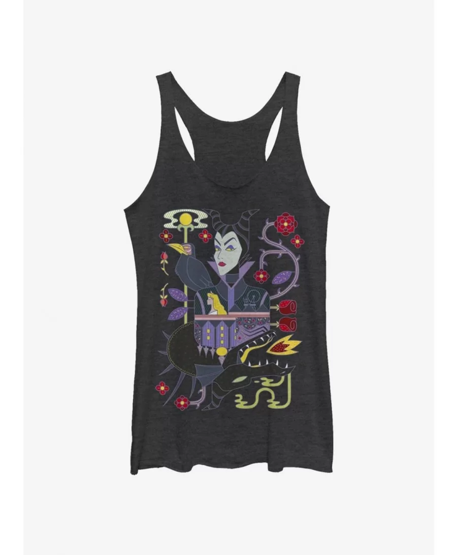 Unique Disney Villains Maleficent Dual Maleficent Girls Tank $7.46 Tanks