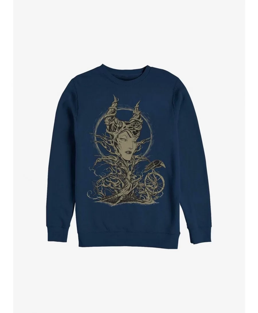 Exclusive Price Disney Maleficent The Gift Crew Sweatshirt $14.76 Sweatshirts