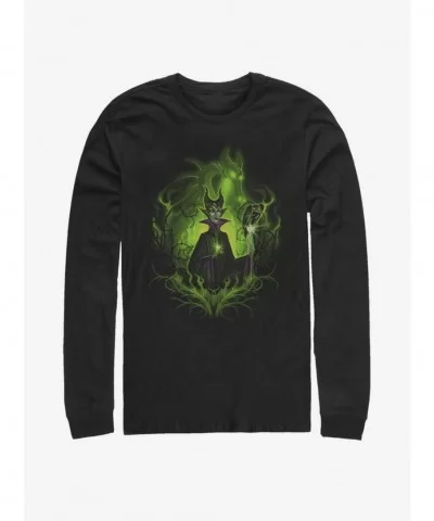 Exclusive Disney Villains Maleficent Dark Fairy Long-Sleeve T-Shirt $11.32 T-Shirts