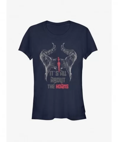 Clearance Disney Maleficent: Mistress Of Evil It's All About The Horns Girls T-Shirt $11.95 T-Shirts