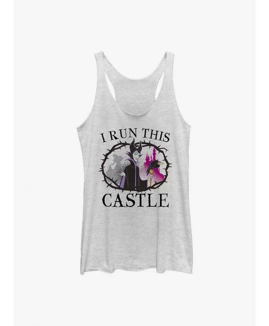 Best Deal Disney Maleficent I Run This Castle Girls Tank $9.95 Tanks