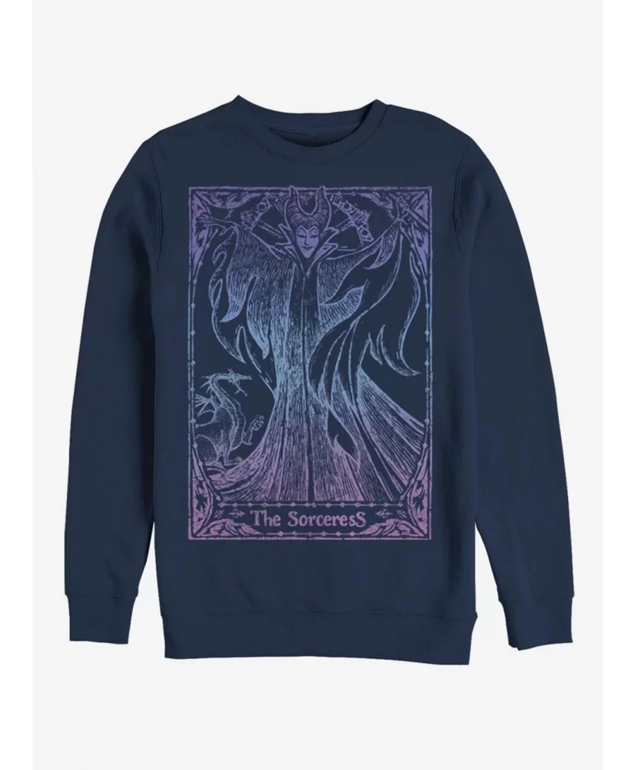 Absolute Discount Disney Sleeping Beauty Sorceress Crew Sweatshirt $11.51 Sweatshirts