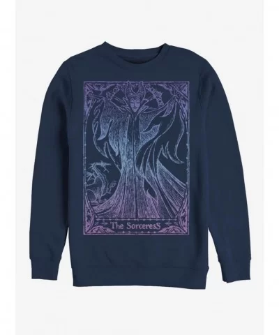 Absolute Discount Disney Sleeping Beauty Sorceress Crew Sweatshirt $11.51 Sweatshirts