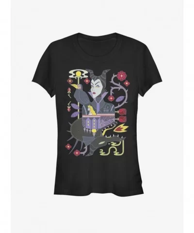 High Quality Disney Villains Maleficent Dual Maleficent Girls T-Shirt $9.46 T-Shirts