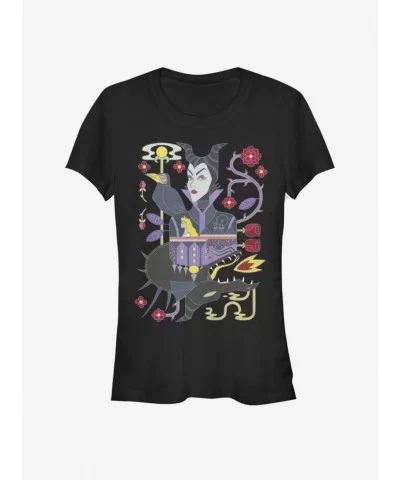 High Quality Disney Villains Maleficent Dual Maleficent Girls T-Shirt $9.46 T-Shirts