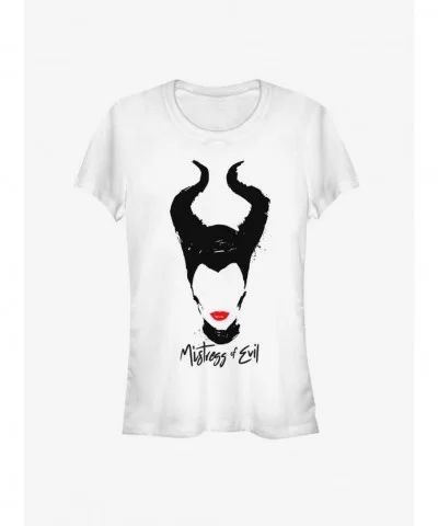 Big Sale Disney Maleficent: Mistress of Evil Red Lips Girls T-Shirt $8.96 T-Shirts