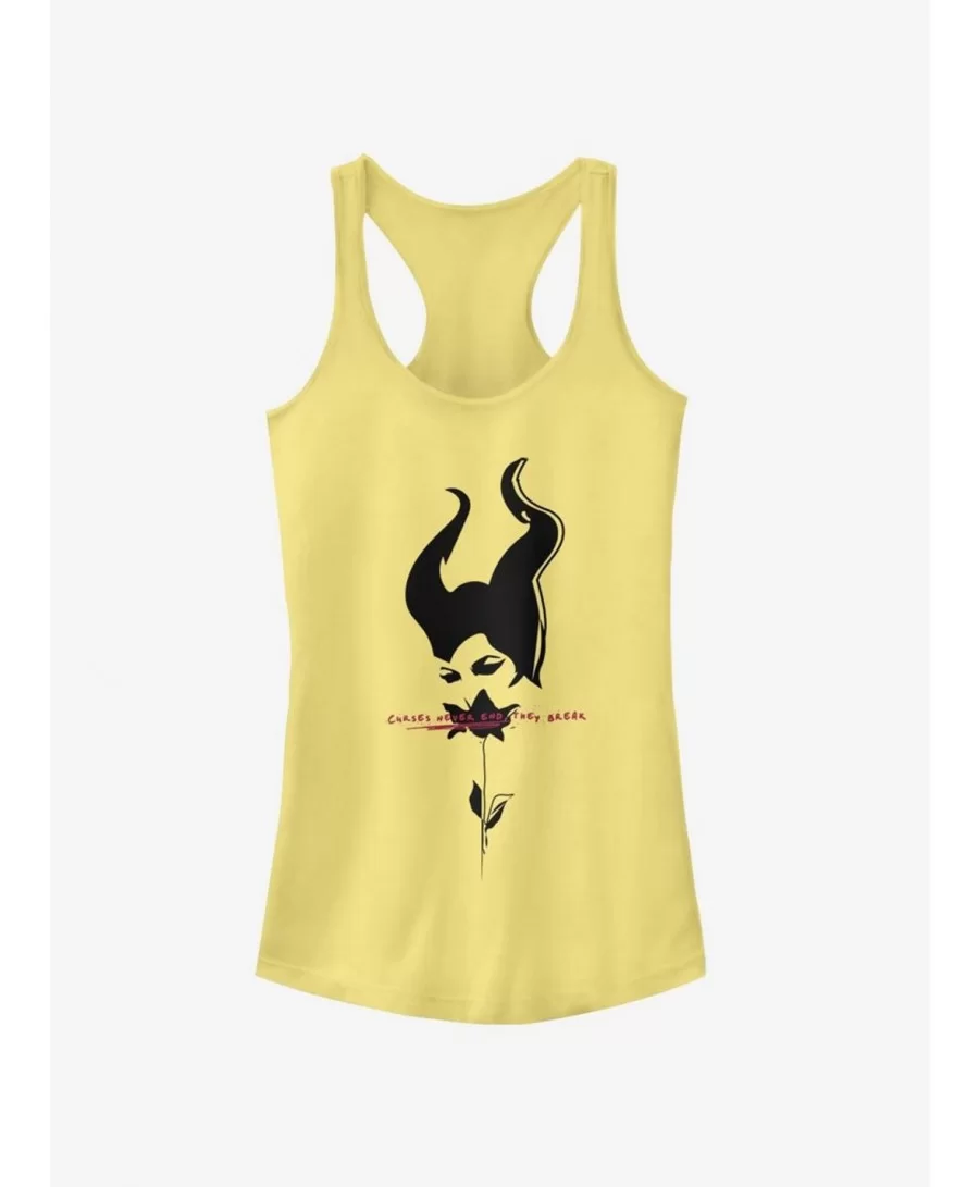 Exclusive Price Disney Maleficent: Mistress Of Evil Black Rose Girls Tank $8.17 Tanks