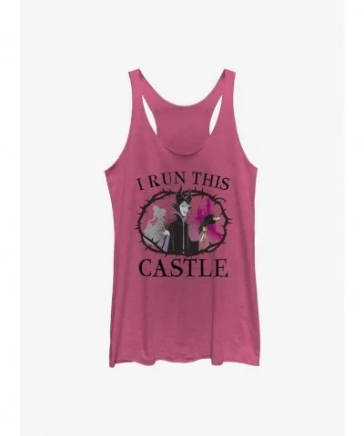 Unique Disney Maleficent I Run This Castle Girls Tank $8.50 Tanks