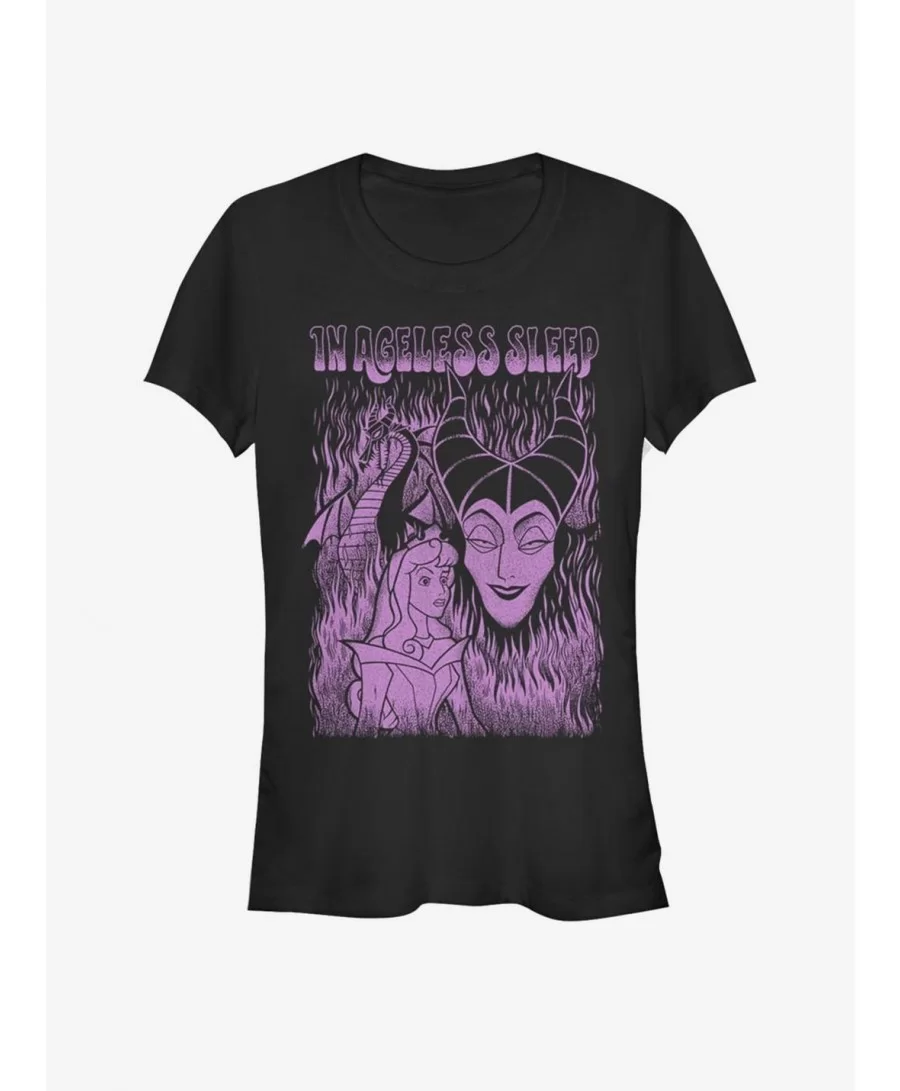 Hot Selling Disney Villains Maleficent Ageless Sleep Girls T-Shirt $11.70 T-Shirts