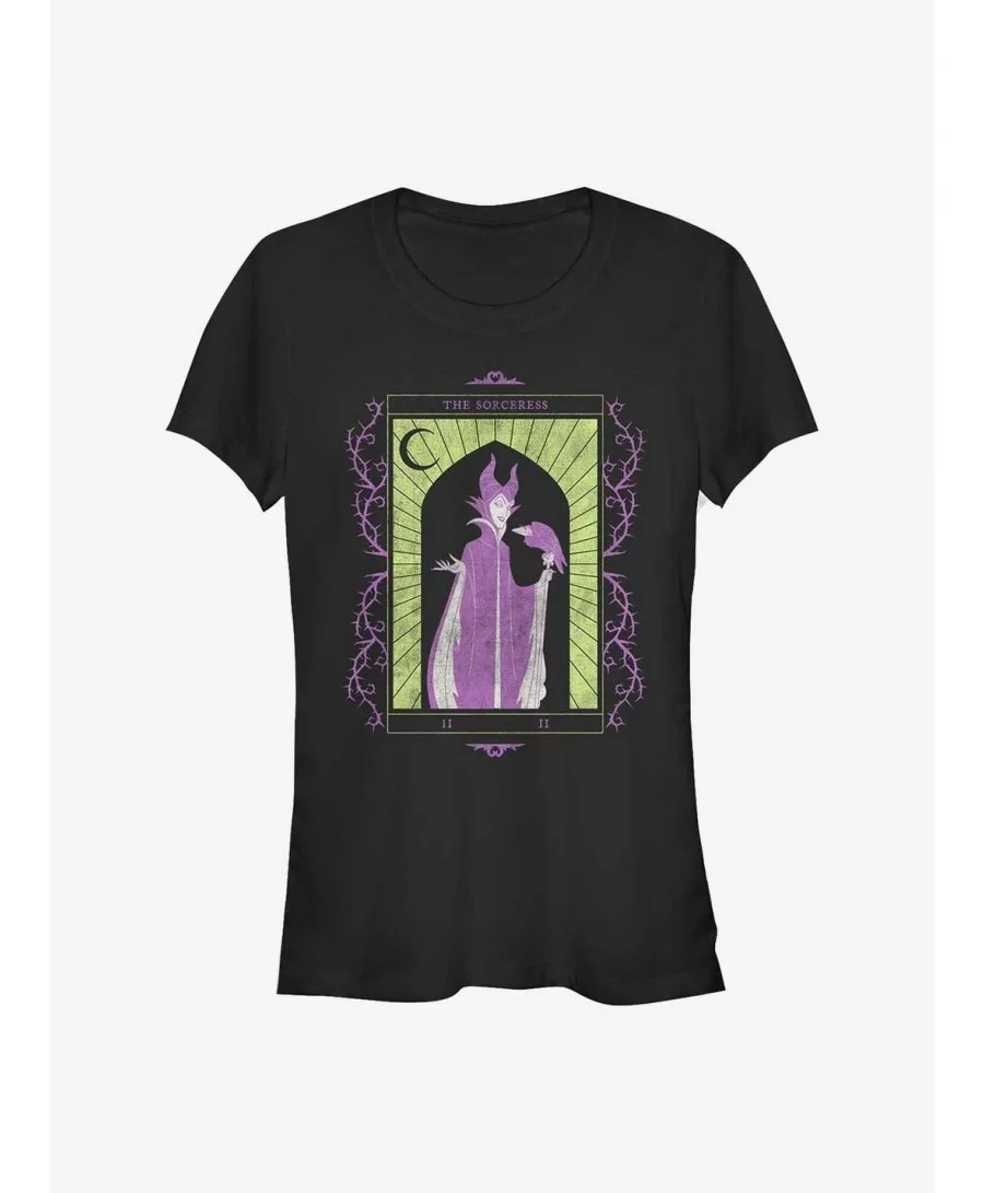 Trendy Disney Maleficent Maleficent Tarot Girls T-Shirt $7.47 T-Shirts