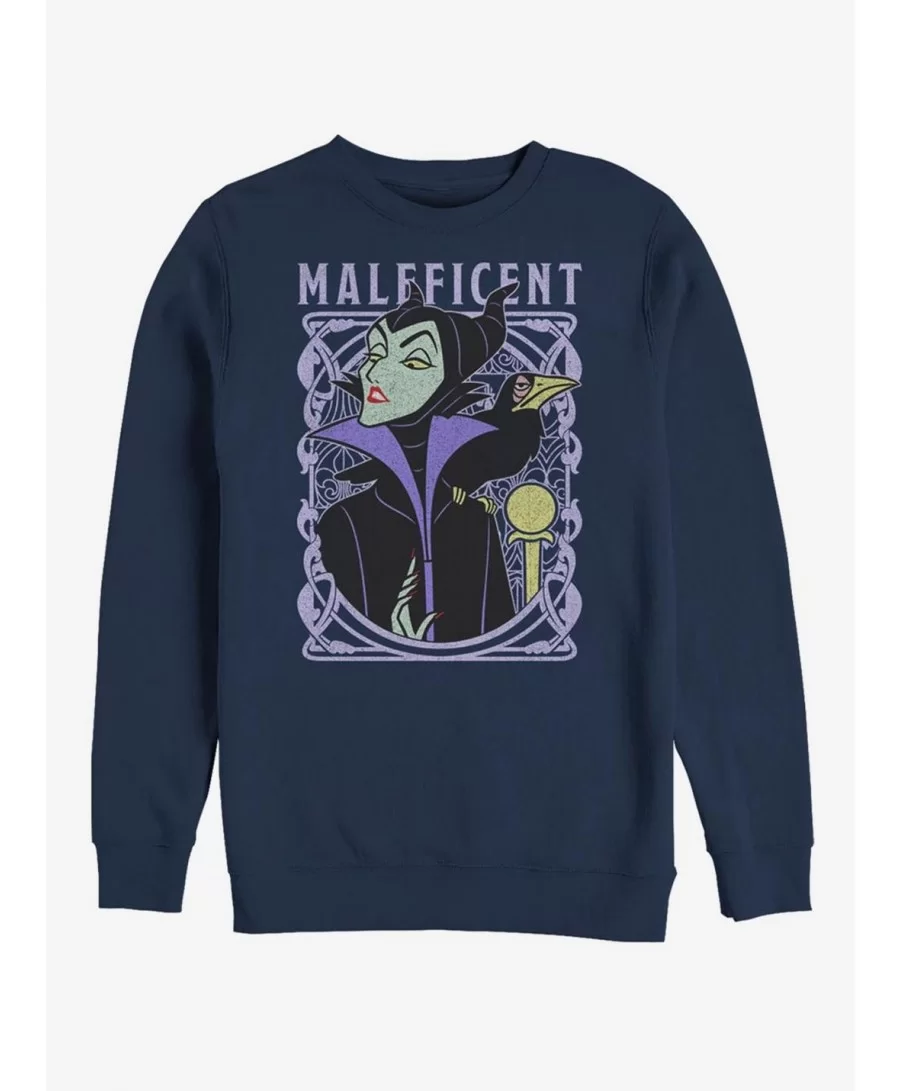 Crazy Deals Disney Sleeping Beauty Maleficent Color Crew Sweatshirt $8.86 Sweatshirts