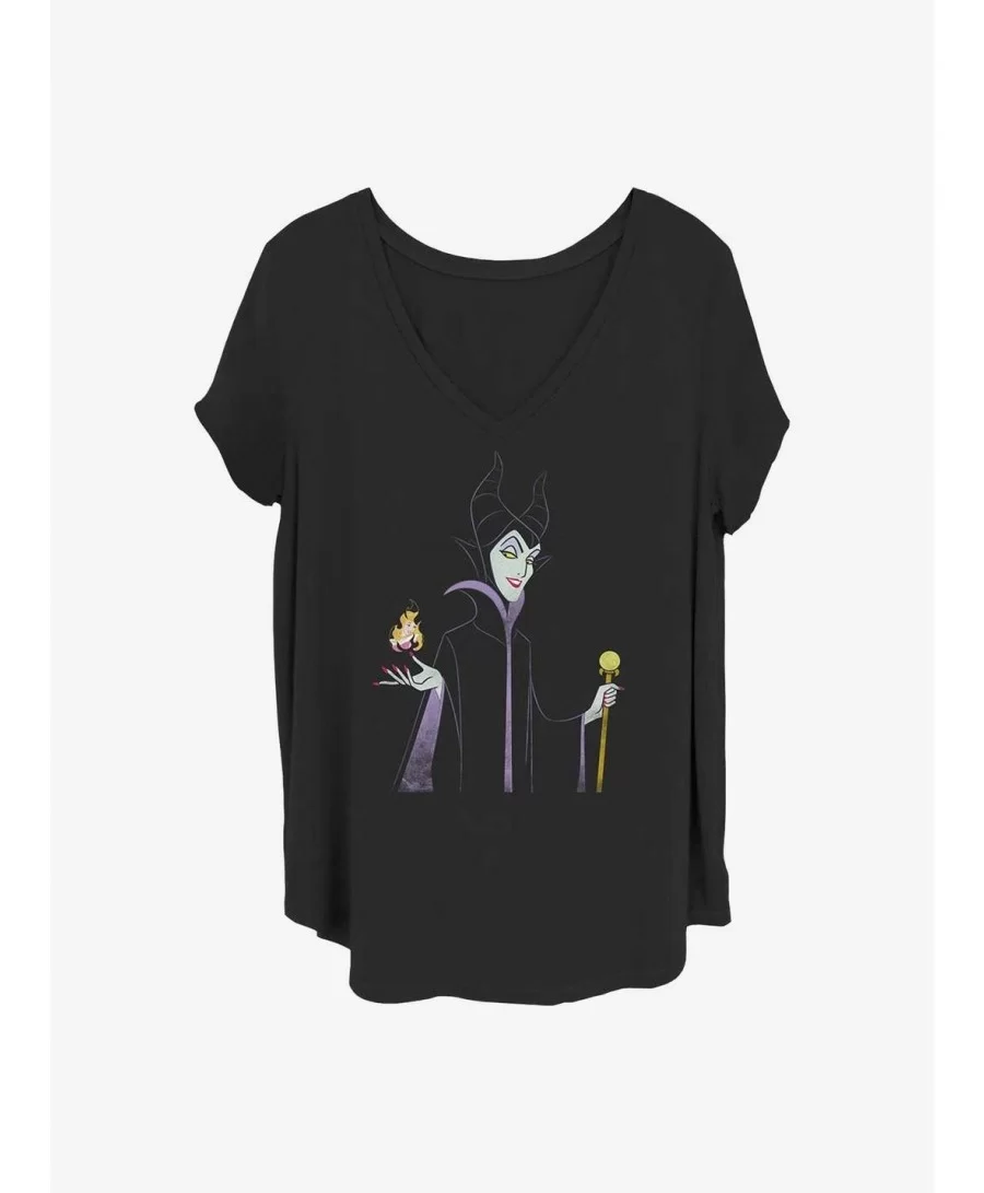 Flash Deal Disney Maleficent Baddie Girls T-Shirt Plus Size $9.48 T-Shirts