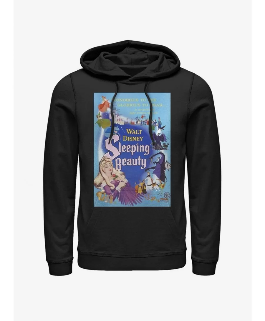 Pre-sale Disney Villains Maleficent Blue Sleeping Beauty Poster Hoodie $11.49 Hoodies