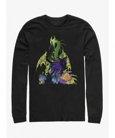 Hot Sale Disney Sleeping Beauty Dragon Form Long-Sleeve T-Shirt $10.00 T-Shirts