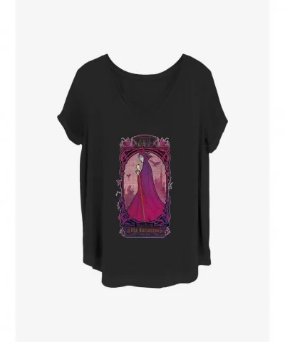 Huge Discount Disney Sleeping Beauty The Sorceress Maleficent Girls T-Shirt Plus Size $10.17 T-Shirts