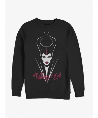 Exclusive Price Disney Maleficent: Mistress Of Evil Red Lips Sweatshirt $13.58 Sweatshirts