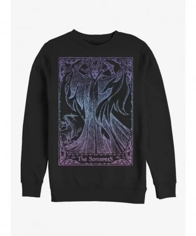 Discount Sale Disney Sleeping Beauty Sorceress Crew Sweatshirt $12.10 Sweatshirts