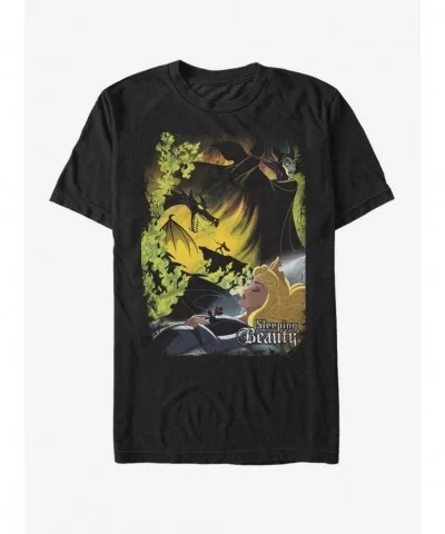 Big Sale Disney Villains Maleficent Sleeping Poster T-Shirt $8.37 T-Shirts