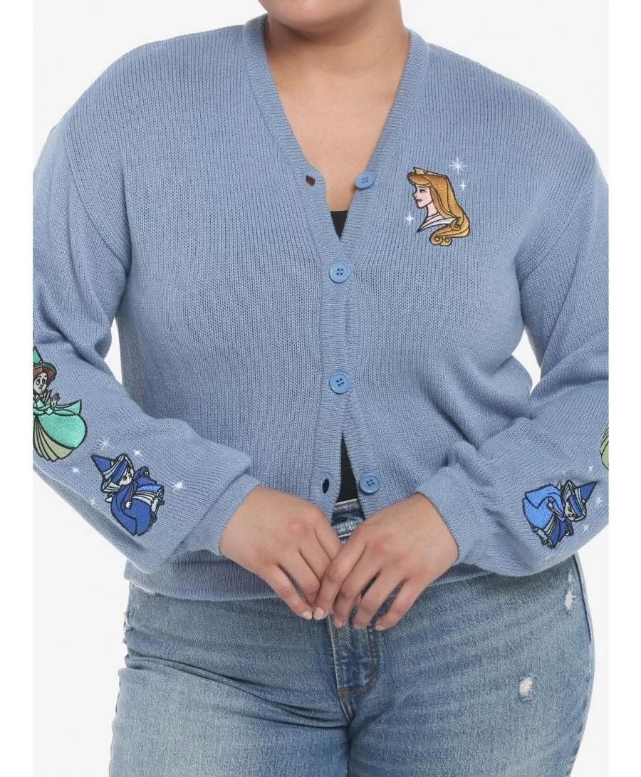 Huge Discount Disney Sleeping Beauty Aurora & Fairies Girls Skimmer Cardigan Plus Size $23.48 Others