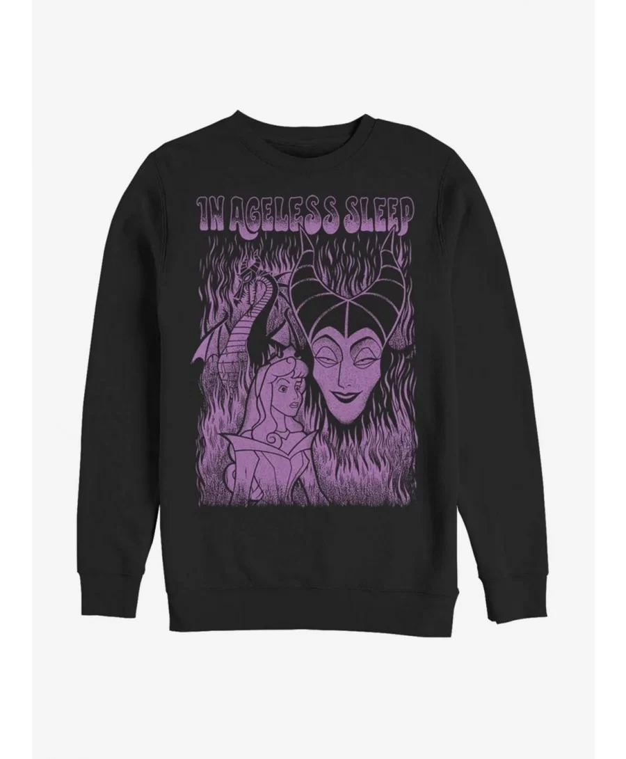 Low Price Disney Villains Maleficent Ageless Sleep Sweatshirt $11.81 Sweatshirts