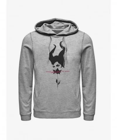 Best Deal Disney Maleficent: Mistress Of Evil Black Rose Hoodie $10.78 Hoodies