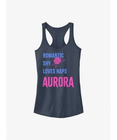 Best Deal Disney Sleeping Beauty Aurora List Girls Tank $6.37 Tanks