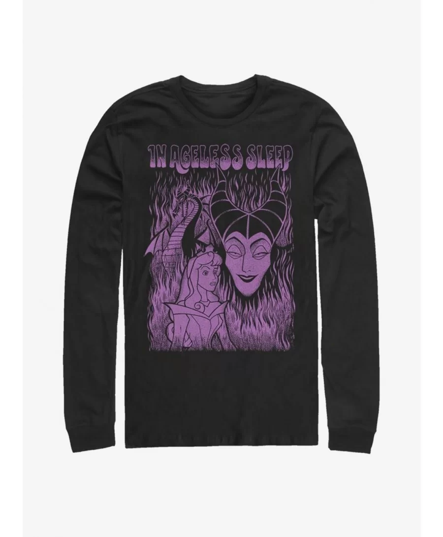 Flash Sale Disney Villains Maleficent Ageless Sleep Long-Sleeve T-Shirt $12.11 T-Shirts