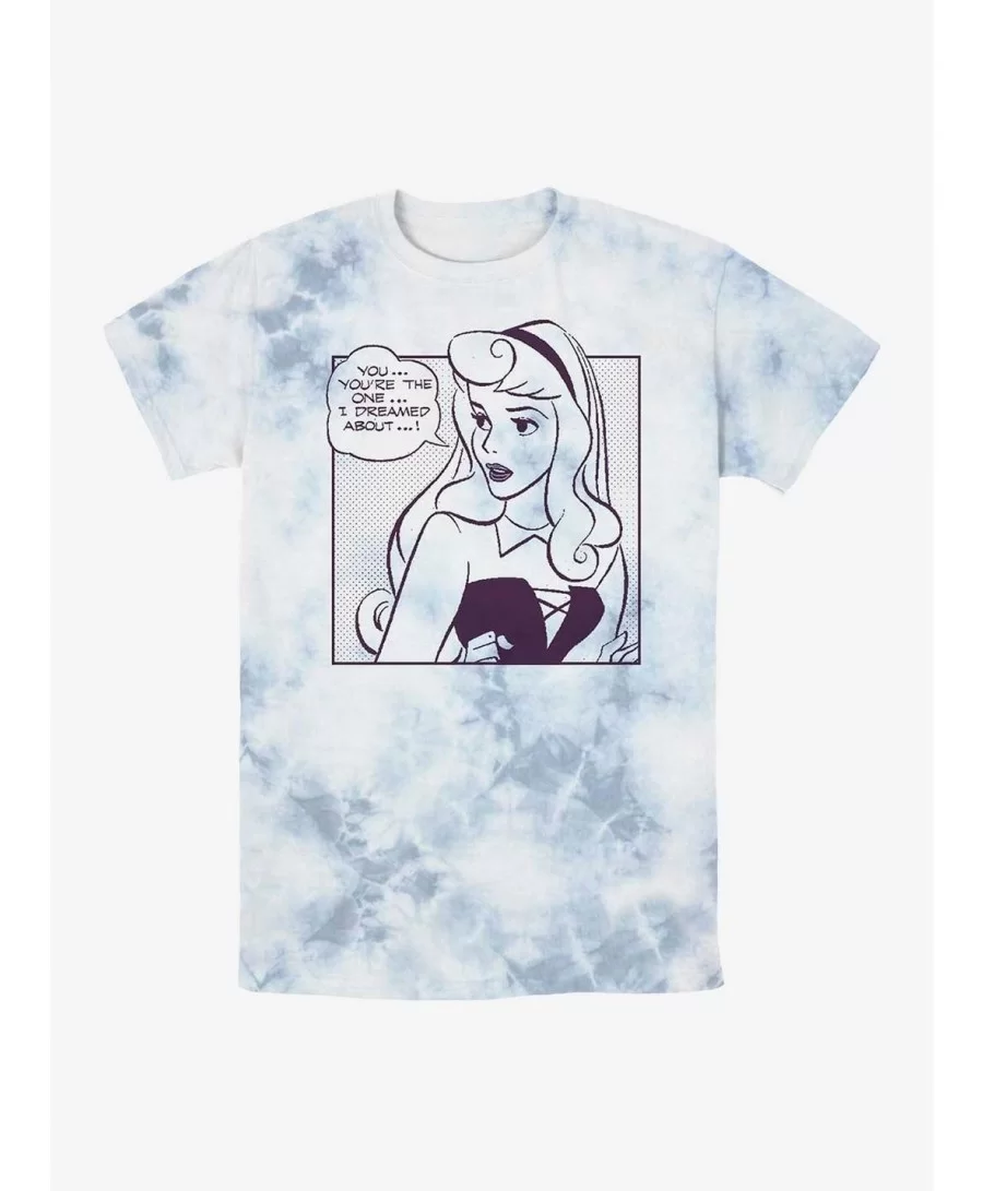 Trendy Disney Sleeping Beauty Aurora Comic Tie-Dye T-Shirt $11.91 T-Shirts