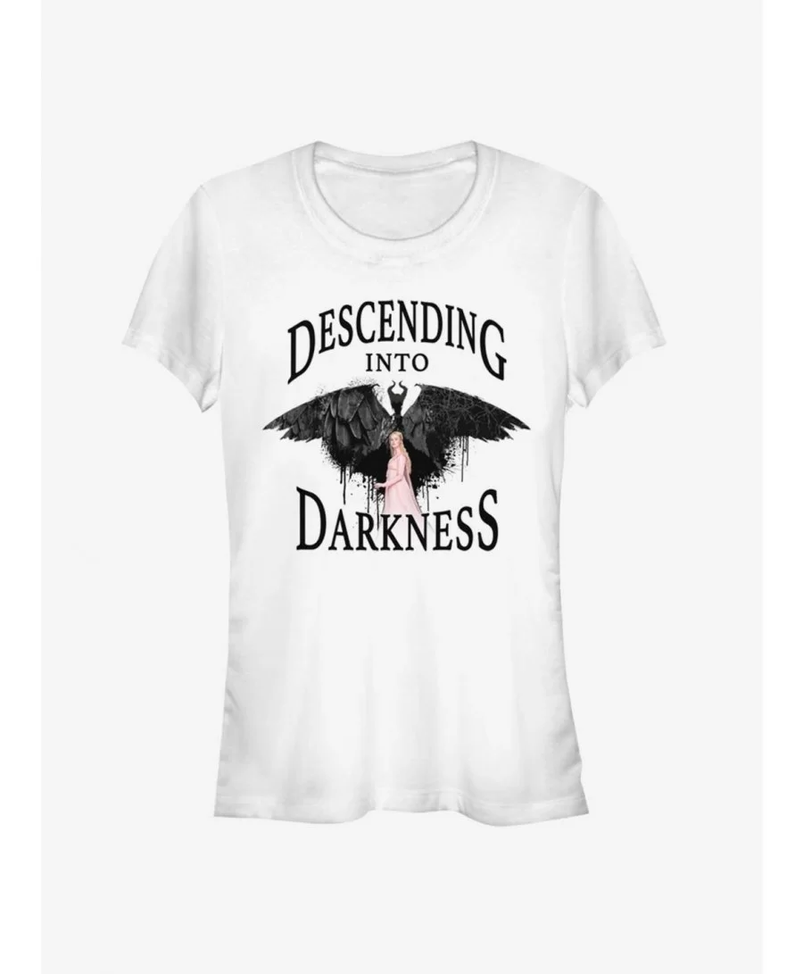 Special Disney Maleficent: Mistress Of Evil Descending Into Darkness Girls T-Shirt $10.46 T-Shirts