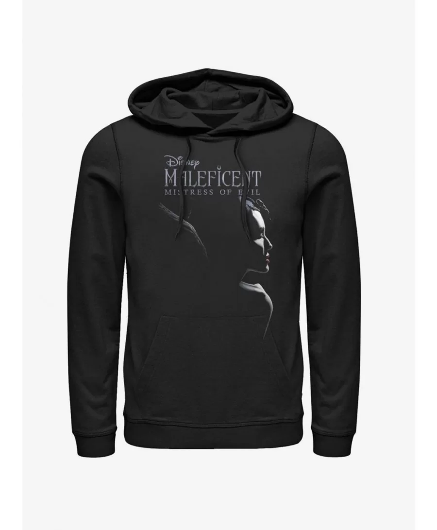 Best Deal Disney Maleficent: Mistress Of Evil Smirk Hoodie $11.85 Hoodies