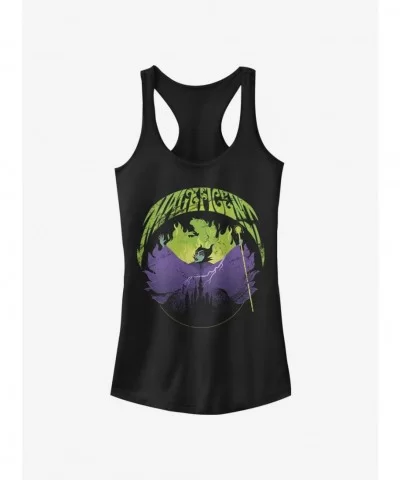 Discount Sale Disney Sleeping Beauty Maleficent Rock Girls Tank $5.98 Tanks