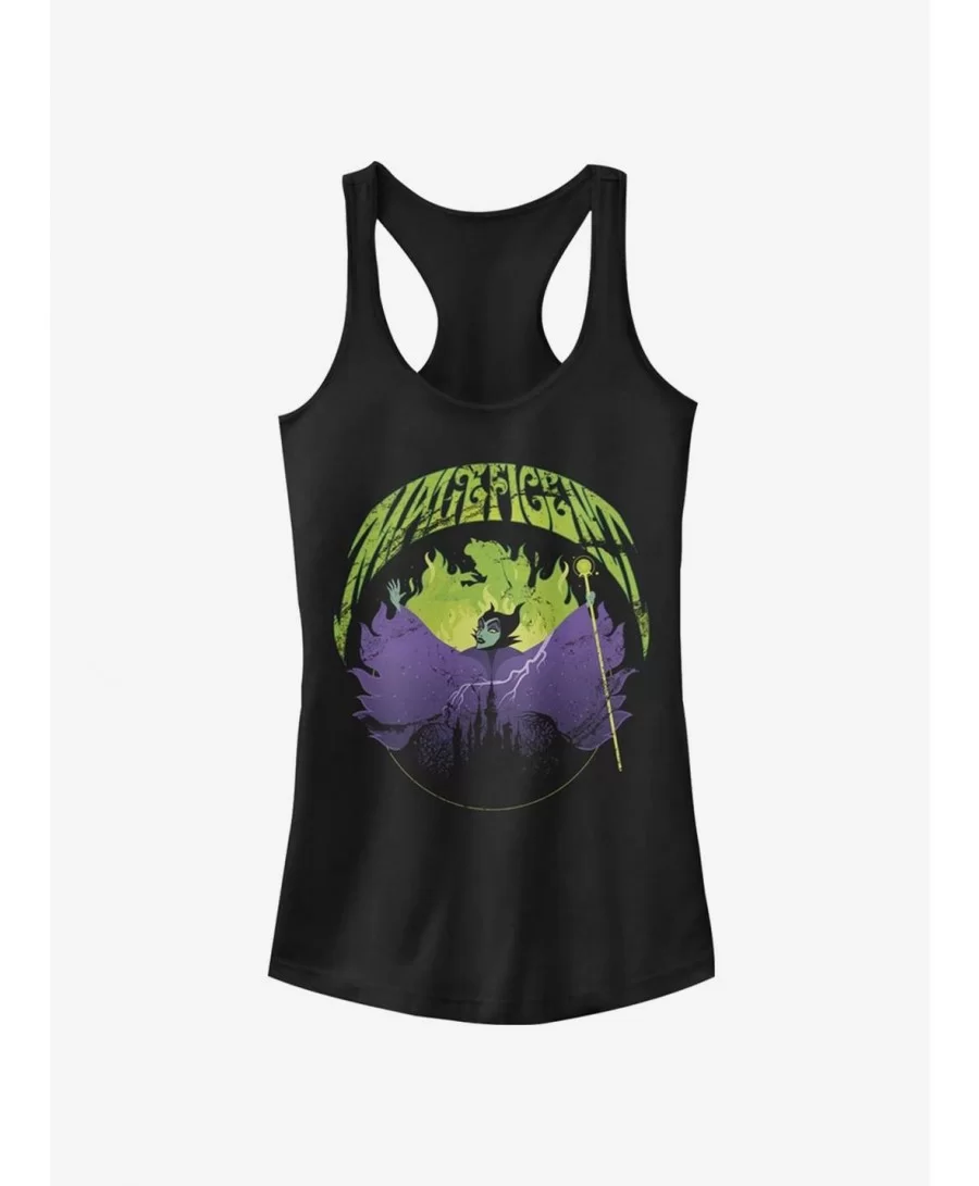 Discount Sale Disney Sleeping Beauty Maleficent Rock Girls Tank $5.98 Tanks