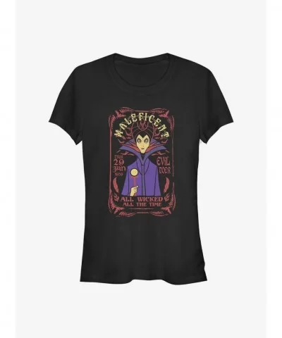 Fashion Disney Maleficent Evil Doer Girls T-Shirt $11.95 T-Shirts