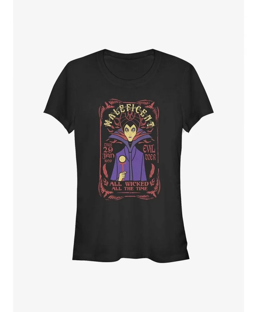 Fashion Disney Maleficent Evil Doer Girls T-Shirt $11.95 T-Shirts