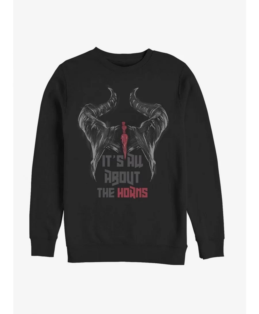 Crazy Deals Disney Maleficent: Mistress Of Evil It's All About The Horns Sweatshirt $14.17 Sweatshirts