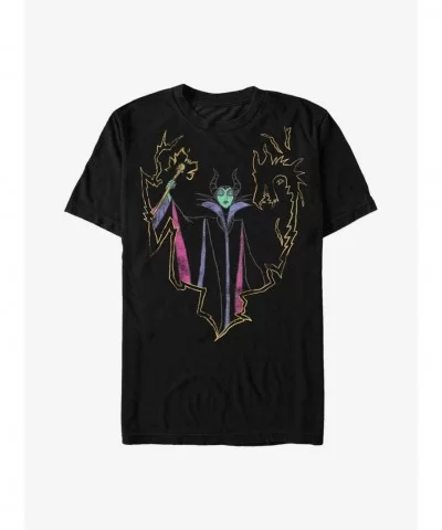 High Quality Disney Maleficent Drawn Out T-Shirt $8.84 T-Shirts