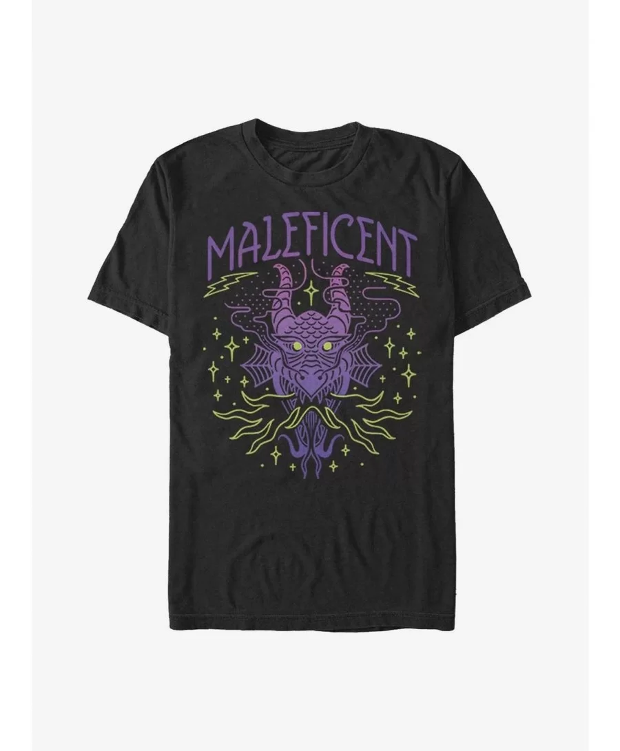 Big Sale Disney Maleficent Dragon Back T-Shirt $9.08 T-Shirts