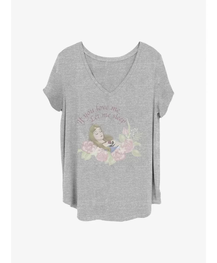 Exclusive Disney Sleeping Beauty Let Me Sleep Girls T-Shirt Plus Size $10.40 T-Shirts