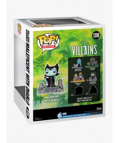 Festival Price Funko Disney Villains Assemble Pop! Deluxe Maleficent With Diablo Vinyl Figure $6.28 T-Shirts