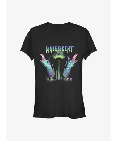 Festival Price Disney Maleficent Mal Rock Solid Girls T-Shirt $7.97 T-Shirts