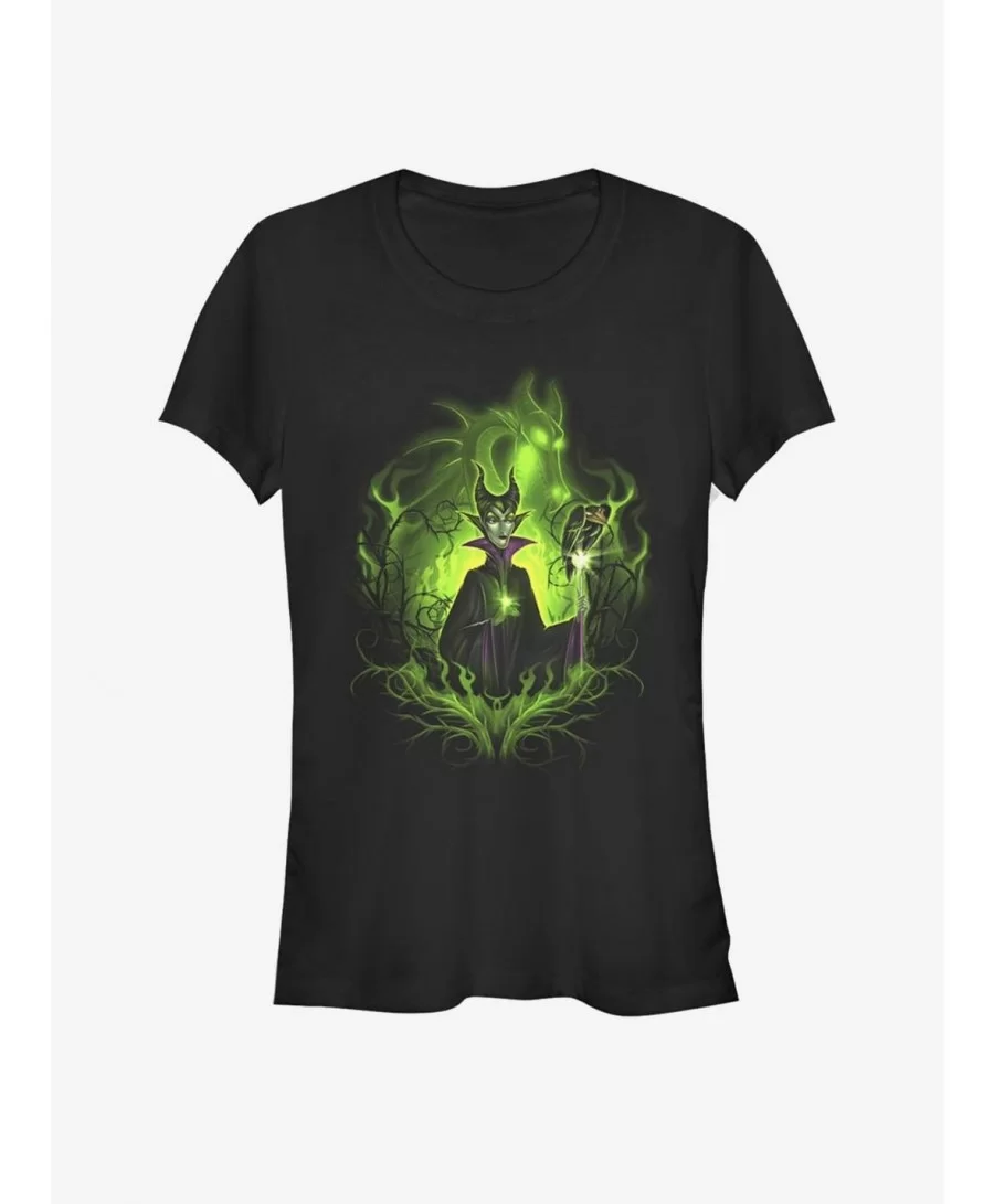 Unique Disney Villains Maleficent Dark Fairy Girls T-Shirt $11.70 T-Shirts