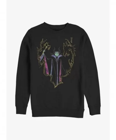 Fashion Disney Maleficent Drawn Out Sweatshirt $11.81 Sweatshirts