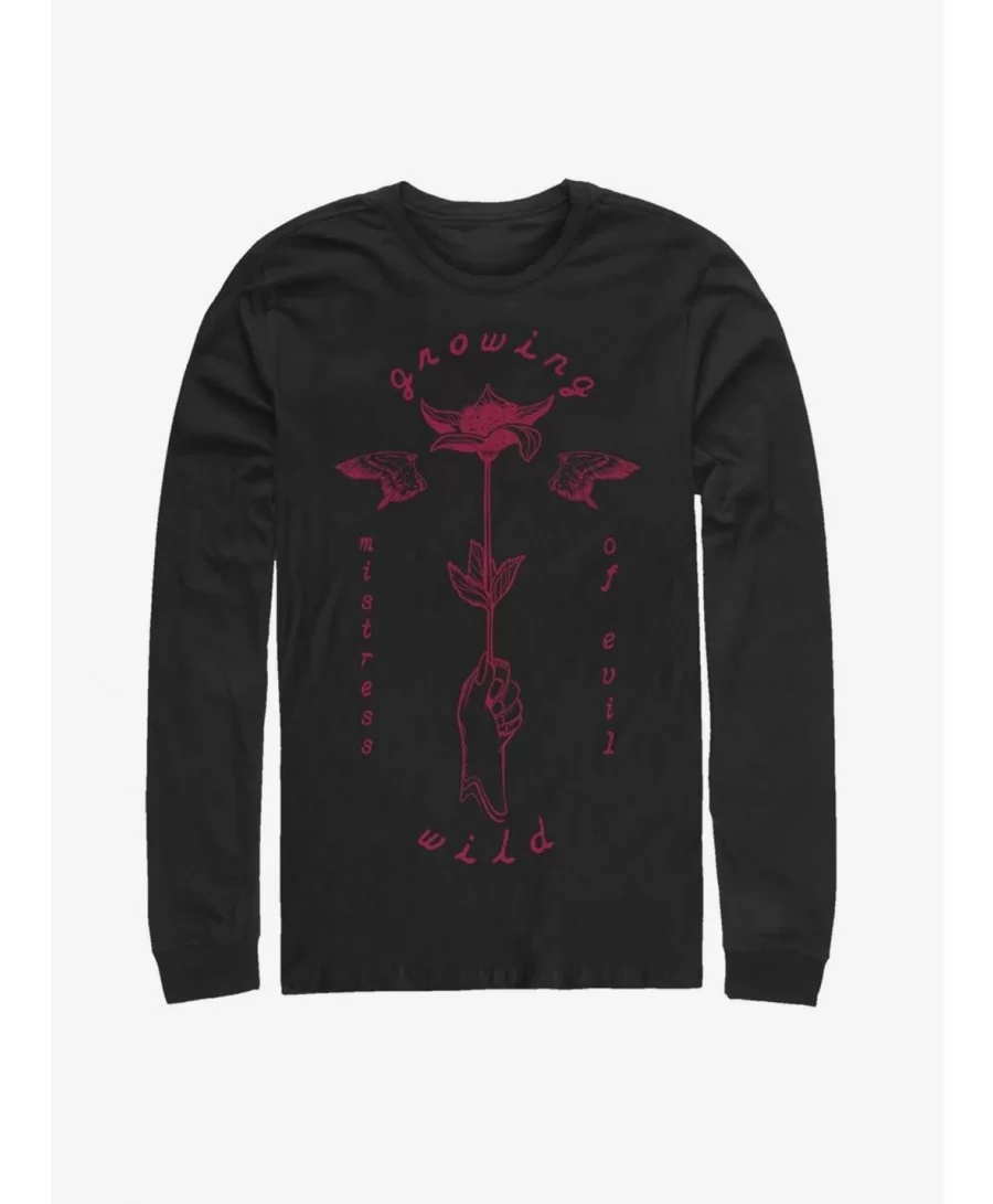 Value for Money Disney Maleficent: Mistress of Evil Growing Wild Rose Long-Sleeve T-Shirt $12.90 T-Shirts