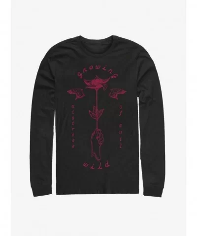 Value for Money Disney Maleficent: Mistress of Evil Growing Wild Rose Long-Sleeve T-Shirt $12.90 T-Shirts