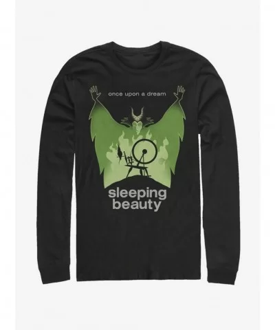 Special Disney Sleeping Beauty Spinning Wheel Long-Sleeve T-Shirt $10.26 T-Shirts